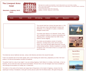 liverpoolarms.co.uk: Liverpool Arms Hotel, Beaumaris, Anglesey, Hotels Beaumaris, Hotels Anglesey, North Wales
One of the finest historic hotels in Beaumaris, Anglesey, North Wales, UK, with pub restaurant serving delicious home cooked food