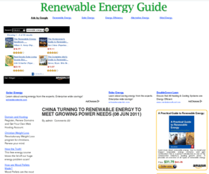 renewableenergyguide.net: Renewable energy Guide
Renewable energy Guide, solar energy and wind power