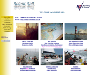 yacht-finder.co.uk: Solent Sail
Quality yacht charter and sea school in the Solent