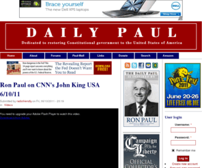 dailypaul.com: Ron Paul 2012 | Sound Money, Peace and Liberty | Blog
