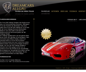 dreamcars-allgaeu.com: Ferrari 360 Challenge Stradale - Dreamcars Allgäu
Fahren Sie Ihr Traumauto. Mieten Sie den Ferrari 360 Challenge Stradale.