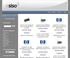 esiso.com: eSISO, your one-stop HP NetServer & Proliant online store!
eSISO, your one-stop HP NetServer & Proliant online store!