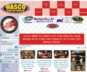 hascodiecastcars.com: Hasco Collectibles Div. Hasco Services, LLC
NASCAR officially licensed souvenirs, diecast cars, and apparel