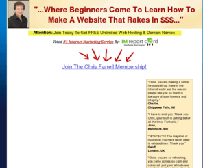 millionaire-woman.com: Make A Website ~~ Chris Farrell Membership ~~ Make Money Online
Make a website the easy way. Chris Farrell Membership - a beginners guide to make money online... Chris Farrell Membership is the best place...