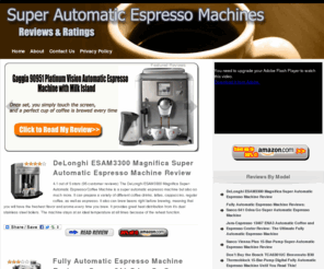 superautomaticespressomachines.net: Super Automatic Espresso Machine Reviews - Consumer Complaints And Feedback
Looking for the best super automatic espresso machines? Review of the best super automatic espresso machines includes product photos and video and user reviews.