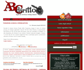 abcdiritto.it: ABCDiritto
Il primo blog che spiega il diritto autorevolmente partendo dall’ ABC ed oltre...