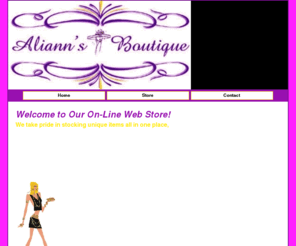 aliannsboutique.com: Welcome to Our On-Line Web Store!
Designer Inspired purses,sterling jewelry, costume jewelry sets, fashion jewelry, coots & biddys, reverse-a-purse, vera bradley, brighton purses, coach purses,dooney & burke purses,blessing jars,engravable baby items,holey sole shoes,aroma diffusers ,flat wallets