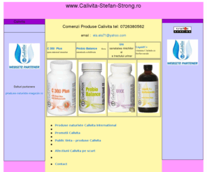 calivita-stefan-strong.ro: Calivita International Magazin produse la cel mai mic pret, Boli si Afectiuni, Marturi, Plante medicinale,
Calivita International Magazin produse la cel mai mic pret, Afectiuni, california fitness, Marturi,