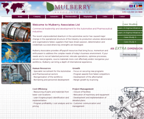 mulberry-associates.com: Mulberry Associates - automotive and pharmaceutical project management
Mulberry Associates provides commercial leadership, project management, human resources, and technical development for the automotive and pharmaceutical industries based in Buckinghamshire near Milton Keynes