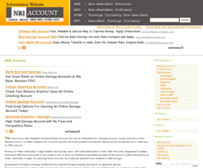 nreaccount.com: NRE Account | NRIAccount.com
NRE Account is a (Non Resident External) Rupee Account that can be maintained as a Savings account, Current account or Term Deposit Account, in Indian Rupees only. It can be opened with funds remitted from abroad. Money can be transferred out of India from an NRE account.