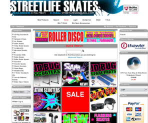 streetlifeskates.com: Streetlife Skates: Lowest prices on Skateboards, Roller Skates, Inlines and more
Streetlife Skates: Lowest prices on Skateboards, Roller Skates, Inlines and more