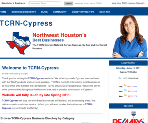 tcrn-cypress.org: TCRN-Cypress - Business Referral Network in Cypress TX
The TCRN-Cypress Network is a business referral network in the greater Cypress TX area. Refer businesses in the TCRN-Cypress Network to your friends!