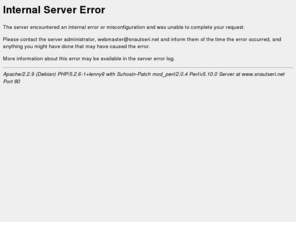 snautseri.net: 500 Internal Server Error
