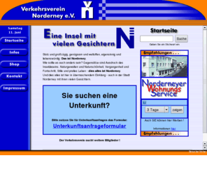 verkehrsverein-norderney.de: Verkehrsverein Norderney e.V. Das Inselportal von Norderney
Dieses ist die Homepage des Verkehrsvereins Norderney e.V. Wir helfen Ihnen bei der Planung Ihres Urlaubs und geben Ihnen Tips für Sehenswürdigkeiten und Veranstaltungen.