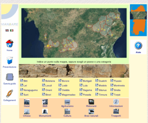 viandare.com: Viandare - Travel by yourself in Sardinia, Viaggia fai da te in Sardegna
Travel by yourelf in Sardinia with your GPS navigator device. Viaggia fai da te in Sardegna con il tuo navigatore GPS; hotel, ristoranti, archeologia, nuraghi