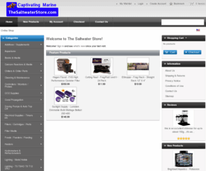 captivatingmarine.com: The Saltwater Aquarium Store for Marine and Reef Aquariums - The Saltwater Store
The Saltwater Store carries aquarium supplies mainly for marine and reef aquarium hobbyist.  We offer competitive prices and fast service.  We are hobbyist too.