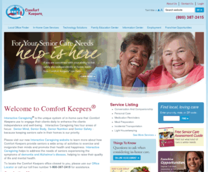 comfortkeepers.com: In-Home Care, Senior Care, Home Care & Elder Care - Comfort Keepers
Comfort Keepers Senior Care Information and Education