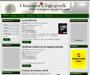 orszagoscegjegyzek.com: Országos Cégjegyzék
Országos Cégjegyzék - Online cégadatbázis - Folyamatosan frissülő információk. Hatékony, egyszerű keresés.