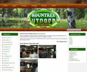 rountreeoutdoors.com: Rountree Outdoors, Selma, Alabama
Rountree Outdoors :  - Casting Reels Fishing Line Youth Fishing Casting Rods Rod/Reel Combos Jigs Spinning Reels Spinning Rods Frogs Spinnerbaits Buzzbaits Accessories Clothing Eyewear Spincast Reels Selma, 36701, Alabama, hunting, fishing, archery, camo