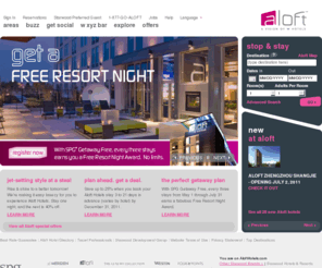 wwaloft.com: Hip Hotels - aloft Hotels: Contemporary & Modern Rooms
Aloft Hotels - Hip Hotels in great destinations. Free wi-fi and 24/7 business services offering urban-inspired, modern hotel rooms, enhanced technology services and an energetic lounge scene. Book at the official site, www.alofthotels.com.