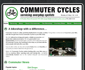 commutercycles.com: Commuter Cycles
- 14 Prentice st, Brunswick. 9388 1319 -