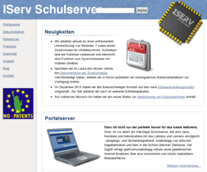 iserv.eu: IServ Schulserver
Offizielle Homepage des Schulservers IServ