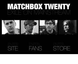 matchboxtwenty.com: MATCHBOX TWENTY Official Site
Official website. Includes forums, music, videos, timeline and biographies.