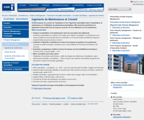 icade-gestec.com: Ingénierie de Maintenance et Conseil
Icade, acteur majeur du marché immobilier en France, propose son expertise en gestion de patrimoine immobilier, partenariats publics - santé, location, vente de logements, promotion de bureaux et centres commerciaux, administration de biens, etc.