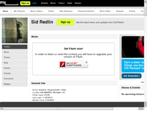 sidredlin.com: Sid Redlin
Sid Redlin's My Space blog.