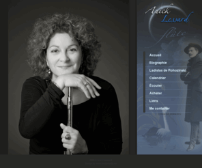 anicklessard.com: Anick Lessard - Home
Anick Lessard, Flûtiste professionelle. Directrice de l'École de musique de l'Université de Sherbrooke.
Flûte solo pour l'Orchestre symphonique de Sherbrooke