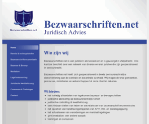 bezwaarschrift.org: Bezwaarschriften.net Juridisch Advies
Bezwaarschriften.net is een juridisch advieskantoor en is gevestigd in Zwijndrecht. Ons kantoor beschikt over een netwerk van diverse ervaren juristen die zijn gespecialiseerd in bestuursrecht