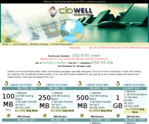 ciowell.com: Web Hosting, Windows hosting, ASP.NET, PHP Hosting, VPS Server Hosting, Cheap Web Hosting to ECommerce |Website Windows Hosting |1 GB $3 Cheap Rates | Chennai Mumbai Kochi Pune Bangalore | India Windows Hosting |Best price
Web Hosting, ASP.NET hosting SQL 2005 hosting PHP web hosting VPS Hosting ASP Web Hosting Microsoft Windows hosting specialist - 123hostdomains. Affordable Cheap Web Hosting to Ecommerce Hosting Provider.