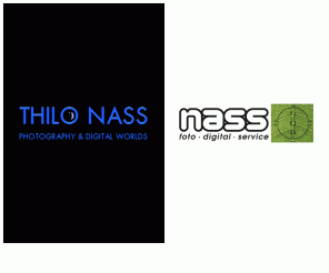 nass.de: Nass - Fotografie und Service
Thilo Nass - Photography & Digital Worlds ist ein visueller Multimedia Dienstleister, 
  spezialisiert in Panoramafotografie, virtuelle Rundgänge (Quicktime VR, 
  Object VR) , 3D-Design, klassische Studio- und Werbefotografie und Bildbearbeitung.