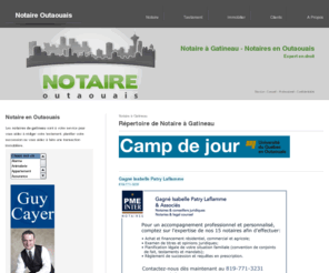 notaireoutaouais.info: Notaire à Gatineau et en Outaouais
Notaire de Gatineau et notaires de l'Outaouais. Trouvez un Notaire en Outaouais.