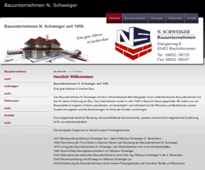 schweigerbau.com: Bauunternehmen N. Schweiger Bischofswiesen | Eine gute Adresse in Sachen Bau...
Bauunternehmen N. Schweiger