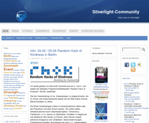 silverlight-community.de: Silverlight-Community
Die deutsche Silverlight-Community. Alles um Entwicklung und Design. Egal ob für SharePoint, WindowsPhone oder RIA - Anwendungen