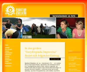 spielatus.de: Spontius & Spielatus
Offizielle Website von Spontius & Spielatus - Improtheater Gruppe, Theatersport Berlin