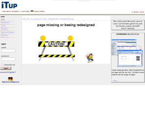 itup-consulting.com: Raymans Consulting GmbH
Raymans Consulting GmbH, Unternehmens- und EDV-Beratung. Spezialisiert auf die Implementierung, Anpassung und Erweiterung von HR-Lösungen (PeopleSoft, LOGA®2001, Paisy, Ressource Vision). Erstellung von Individualsoftware im Bereich der Personalwirtschaft (Visual Basic, Java, Oracle).