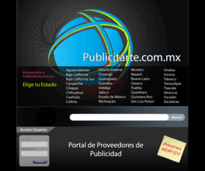 publicitarte.com.mx: Publicitarte.com.mx - Bienvenidos al portal de proveedores de publicidad publicitarte
Publicitarte.com.mx - Directorio gratuito de publicidad en todo México