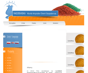 radziemska.pl: RADZIEMSKA - Wyrób Artykułów Chemii Gospodarczej
