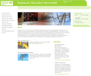 swd-netz.de: Startseite - Stadtwerke Düsseldorf AG
Die Stadtwerke Düsseldorf sind der Energiedienstleister in Düsseldorf und der Region. Kerngeschäfte sind die Versorgung mit Strom, Erdgas, Wasser und Fernwärme sowie Entsorgungsdienstleistungen.