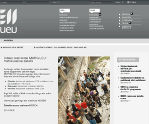 ueu.org: portada :: hasiera :: Udako Euskal Unibertsitatea
UEU: Udako Euskal Unibertsitatea