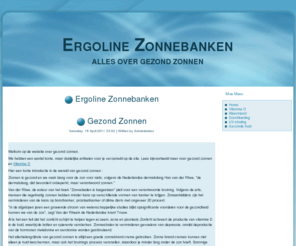 ergolinezonnebanken.info: Ergoline Zonnebanken
Joomla! - the dynamic portal engine and content management system