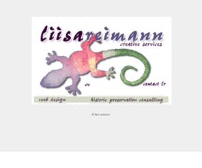 madnah.com: liisa reimann :: website design :: historic preservation consulting
Custom website design by Liisa Reimann