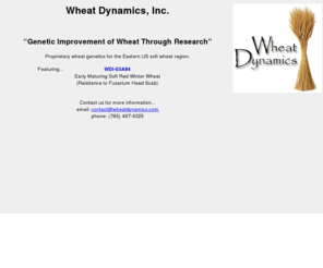 wheatdynamics.com: Wheat Dynamics
Wheat Dynamics - proprietary wheat genetics for the Eastern US soft wheat region.