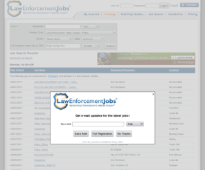 kentuckyhighwaypatroljobs.com: Jobs | Police Jobs, Law Enforcement Jobs and Security Employment: LawEnforcementJobs.com
 Jobs. Browse hundreds of police jobs and find out how to qualify for them at LawEnforcementJobs.com. Find jobs for police work, private security, corrections, homeland security and more.
