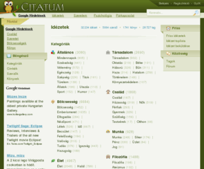 citatum.hu: Citatum  Idézetek
Idézetek - Adj hozzá te is, és gyűjtsd a kedvenceidet!