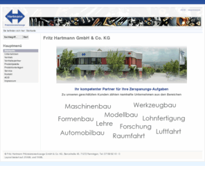 fritzhartmann.biz: Fritz Hartmann GmbH & Co. KG
Vom Standardwerkzeug bis zu komplexen Zerspanungs-Lösungen stehen wir Ihnen mit Rat und Tat zur Verfügung.