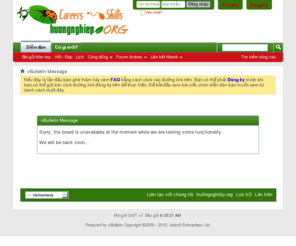 huongnghiep.org: Diễn đàn hướngnghiệp.org
This is a discussion forum powered by vBulletin. To find out about vBulletin, go to http://www.vbulletin.com/ .