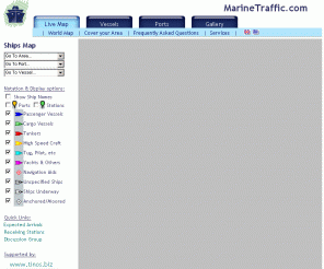 marinetraffic.com: Live Ships Map - AIS - Vessel Traffic and Positions
Vessel positions tracking based on AIS data. Real-time ship locations and port arrivals departures